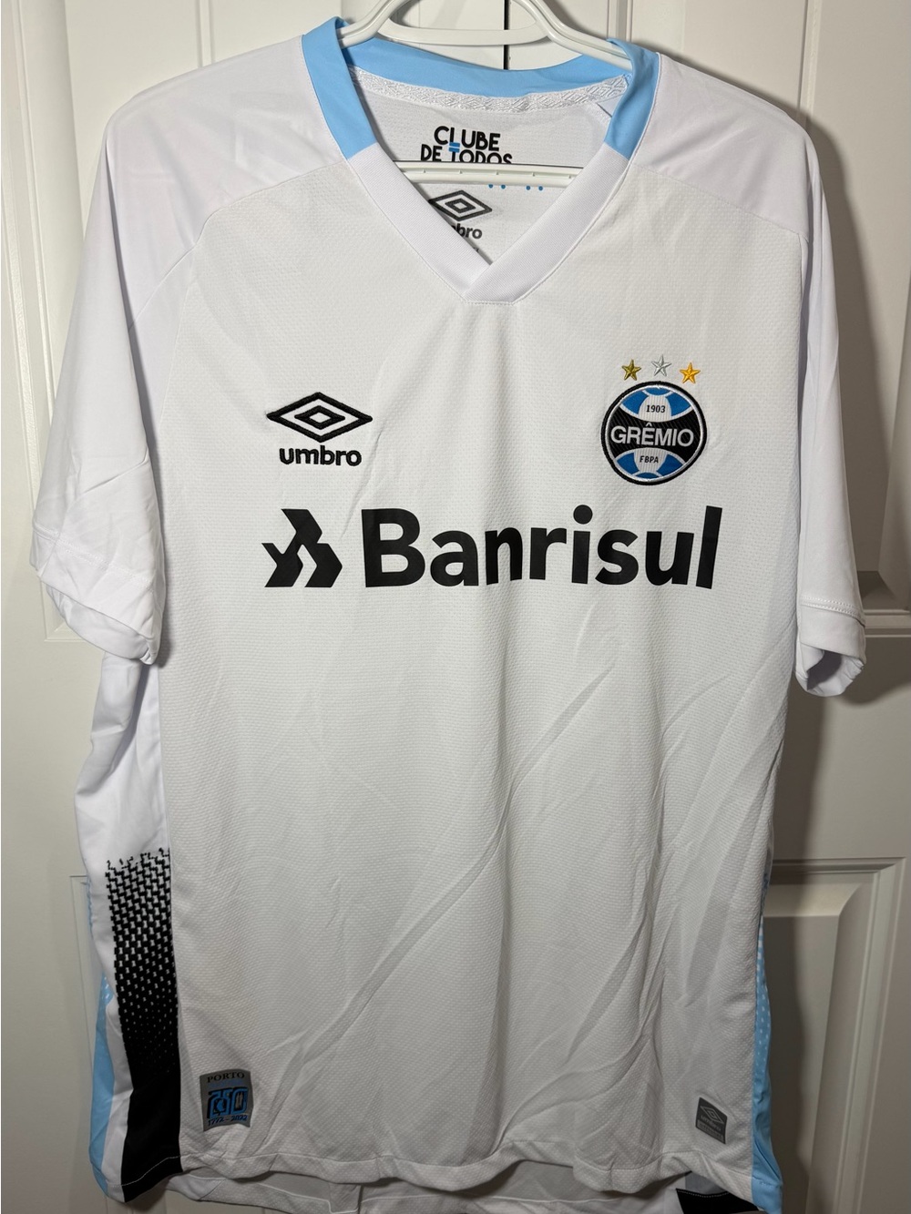Grêmio Umbro 2022 Away Soccer Jersey Men’s XL White Brazil NWT